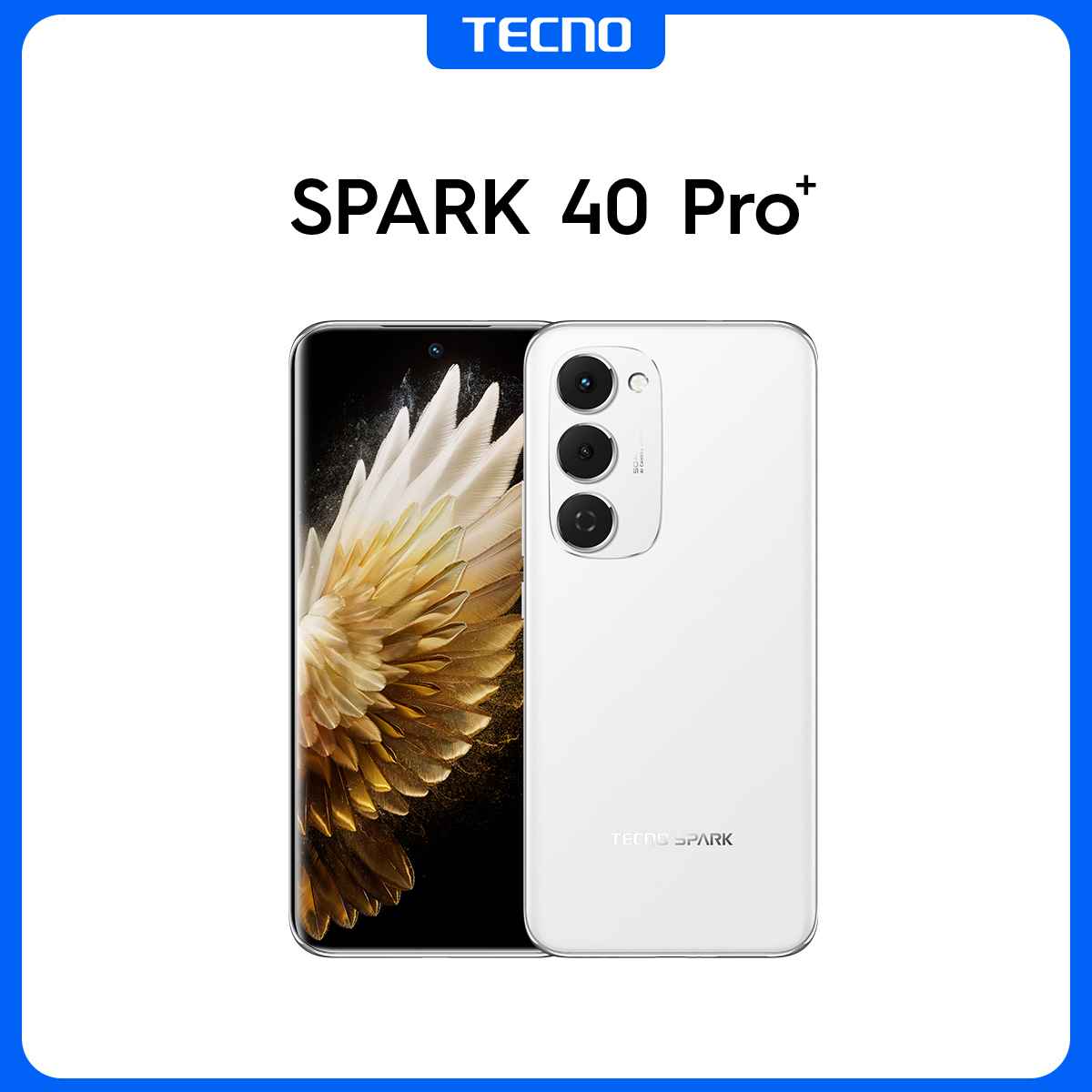 Tecno Spark 40 Pro+ Aurora White 16GB(8+8)+256GB